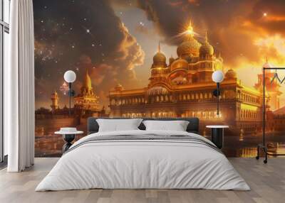 cityscape Wall mural