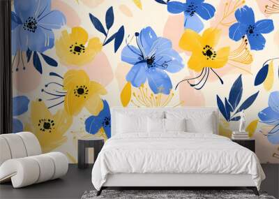 floral pattern Wall mural