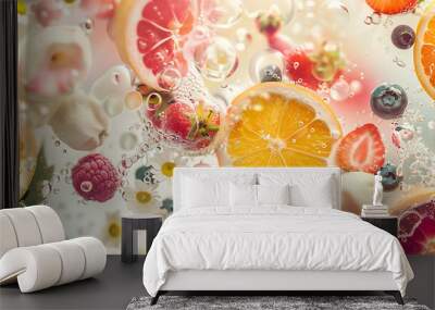 fruit juice Wall mural