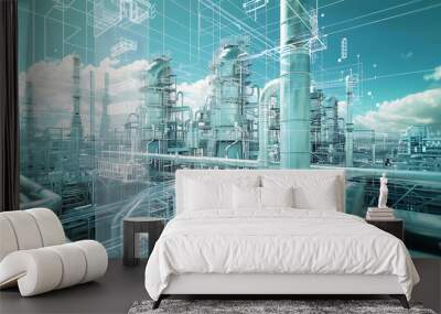 future factory Wall mural