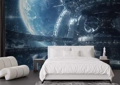 future spacecraft Wall mural