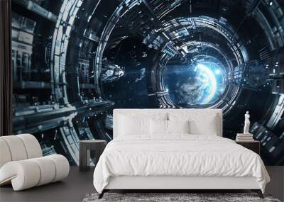 future spacecraft Wall mural