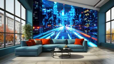 future technology Wall mural