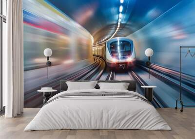 highspeed way Wall mural