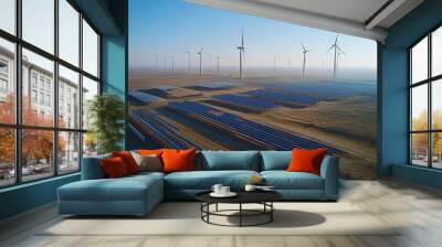 solar energy Wall mural