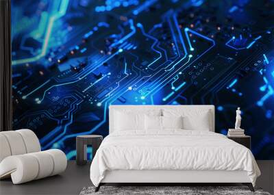 technology background Wall mural