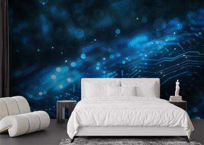 technology background Wall mural