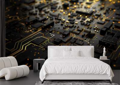 technology background Wall mural