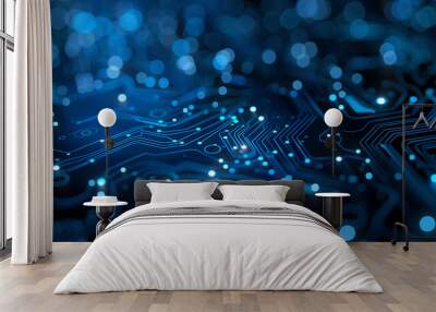 technology background Wall mural