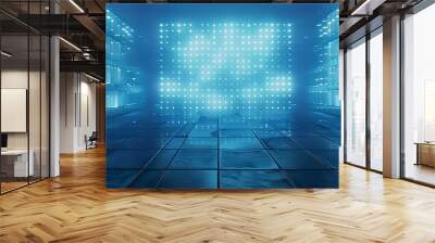 technology background Wall mural