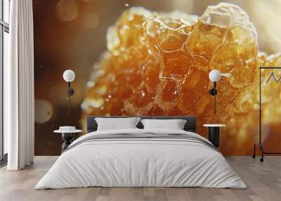 Liquid Gold: Honey in Motion Wall mural