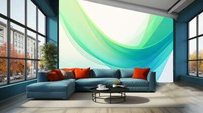 abstract wavy background Wall mural