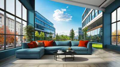 modern office building Wall mural