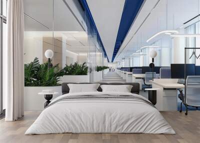 modern office interior Wall mural