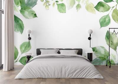 green laurel wreath Wall mural