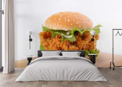 Chicken steak burger gourmet feature Wall mural