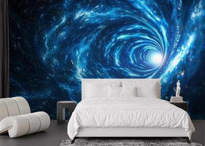 Spiral technology concept background Wall mural