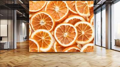 Fresh orange slices, nourishing and healthy, delicious beyond words. Wall mural