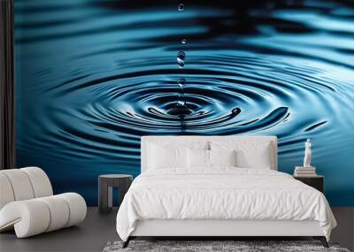 water drop splash Wall mural