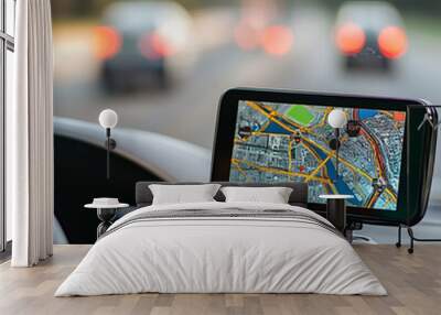 gps navigation system Wall mural