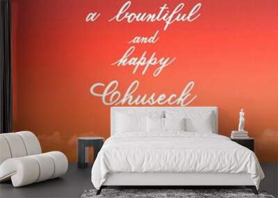 holiday greeting card Wall mural