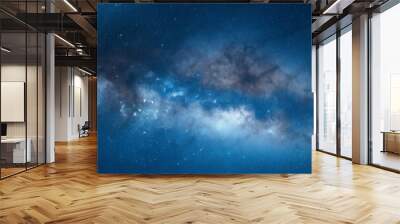 The stars in the night sky symbolize the vastness of the cosmos and the potential of future society, while the space industry, through innovation and progress, is pioneering our journey into the unive Wall mural