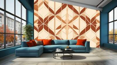 seamless geometric pattern Wall mural