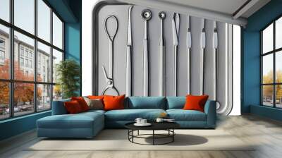 set of metal tools Wall mural