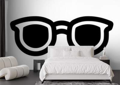 glasses Wall mural