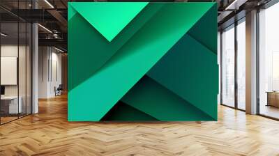 abstract green background made by midjourney Wall mural