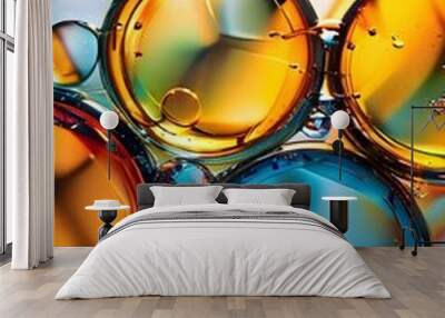 liquid bubbles Wall mural