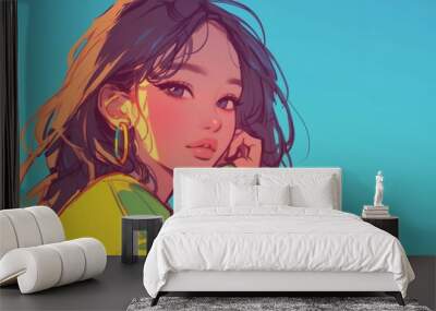 girl Wall mural