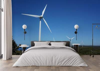 wind turbine in the field Wall mural