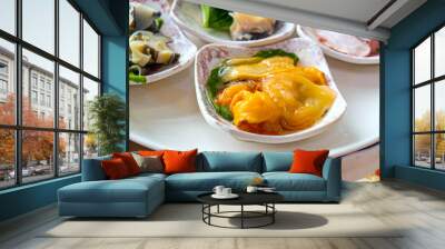 Korean raw seafood. Sea squirt Wall mural